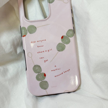 Girls Want Martinis iPhone Case