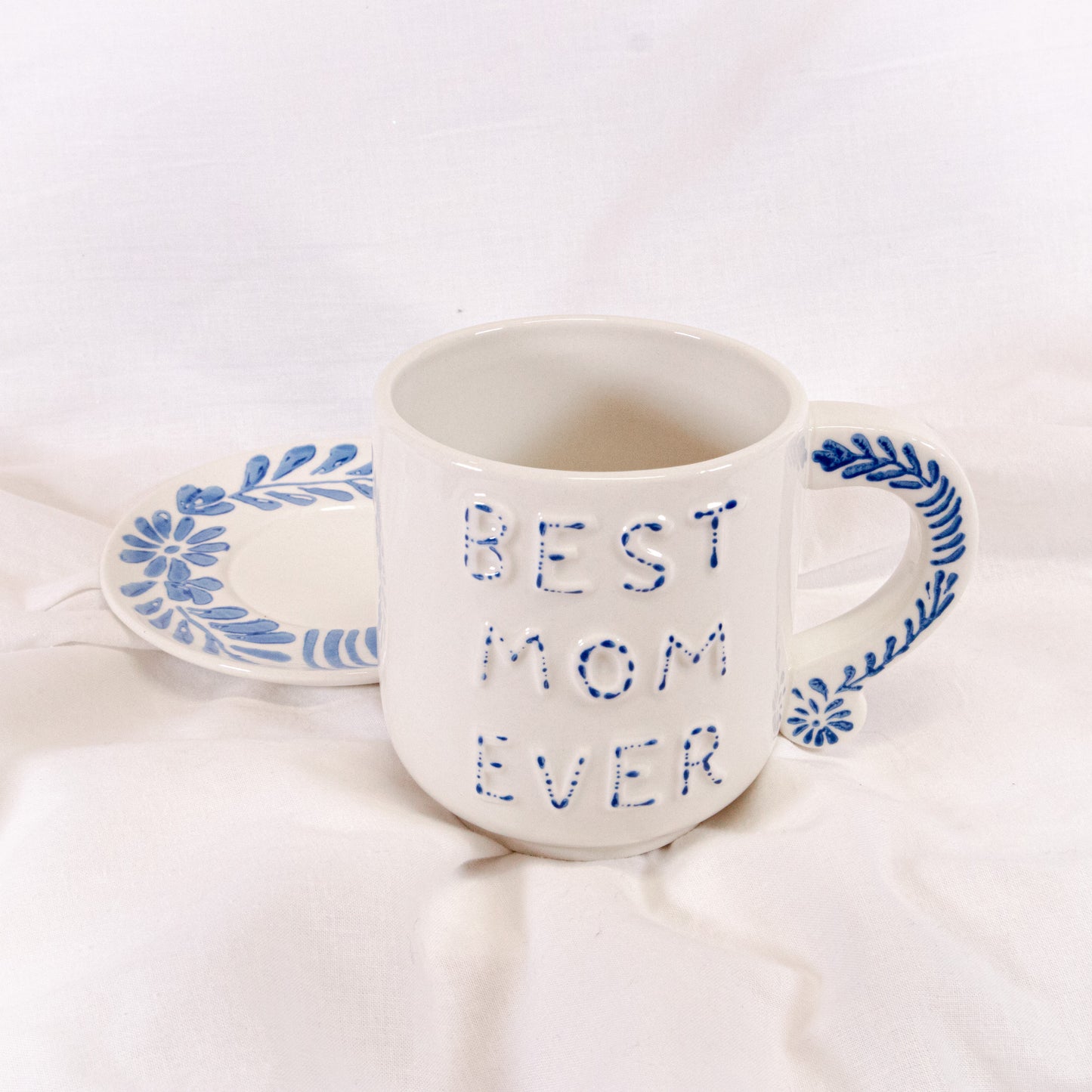 Best Mom Ever Floral Mug