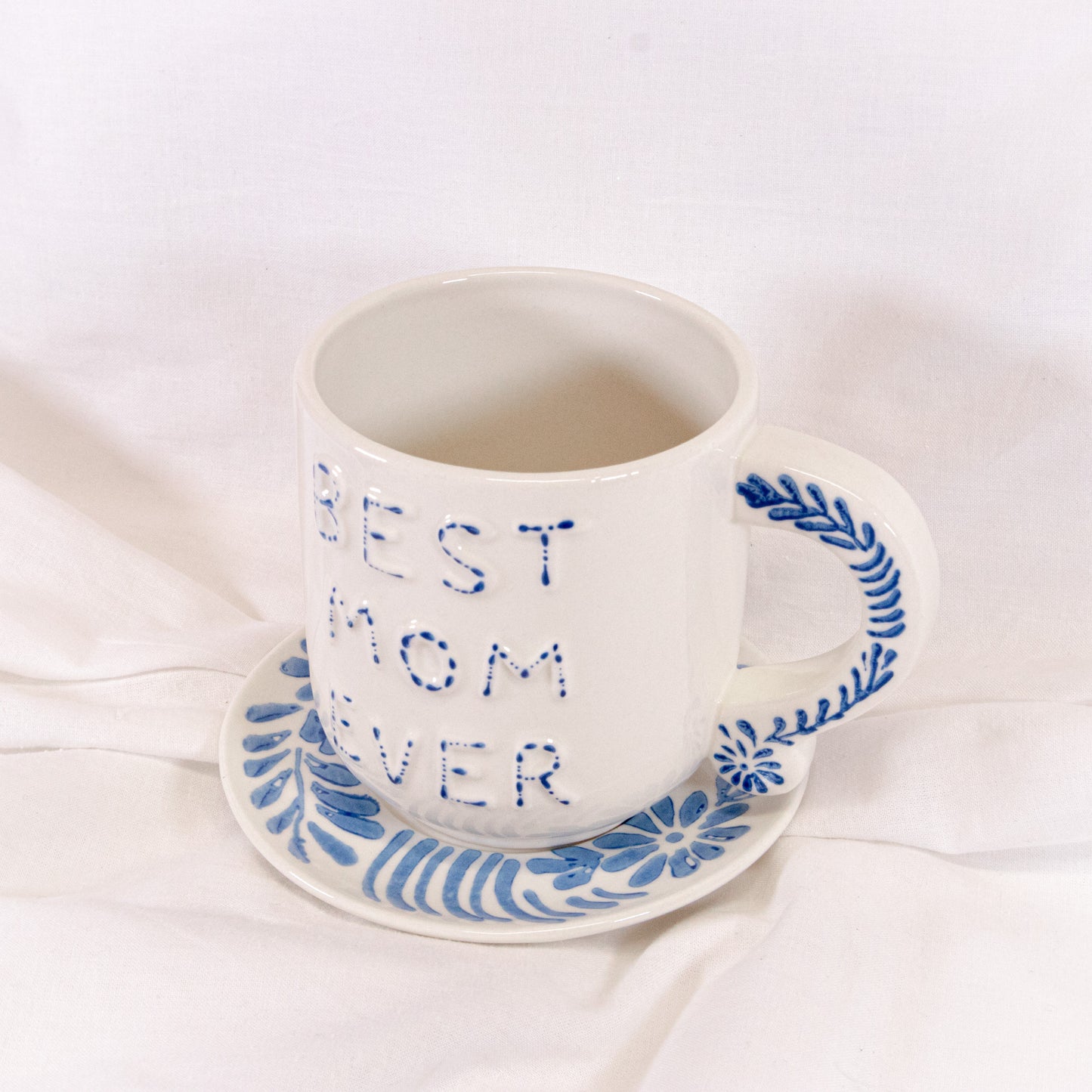 Best Mom Ever Floral Mug