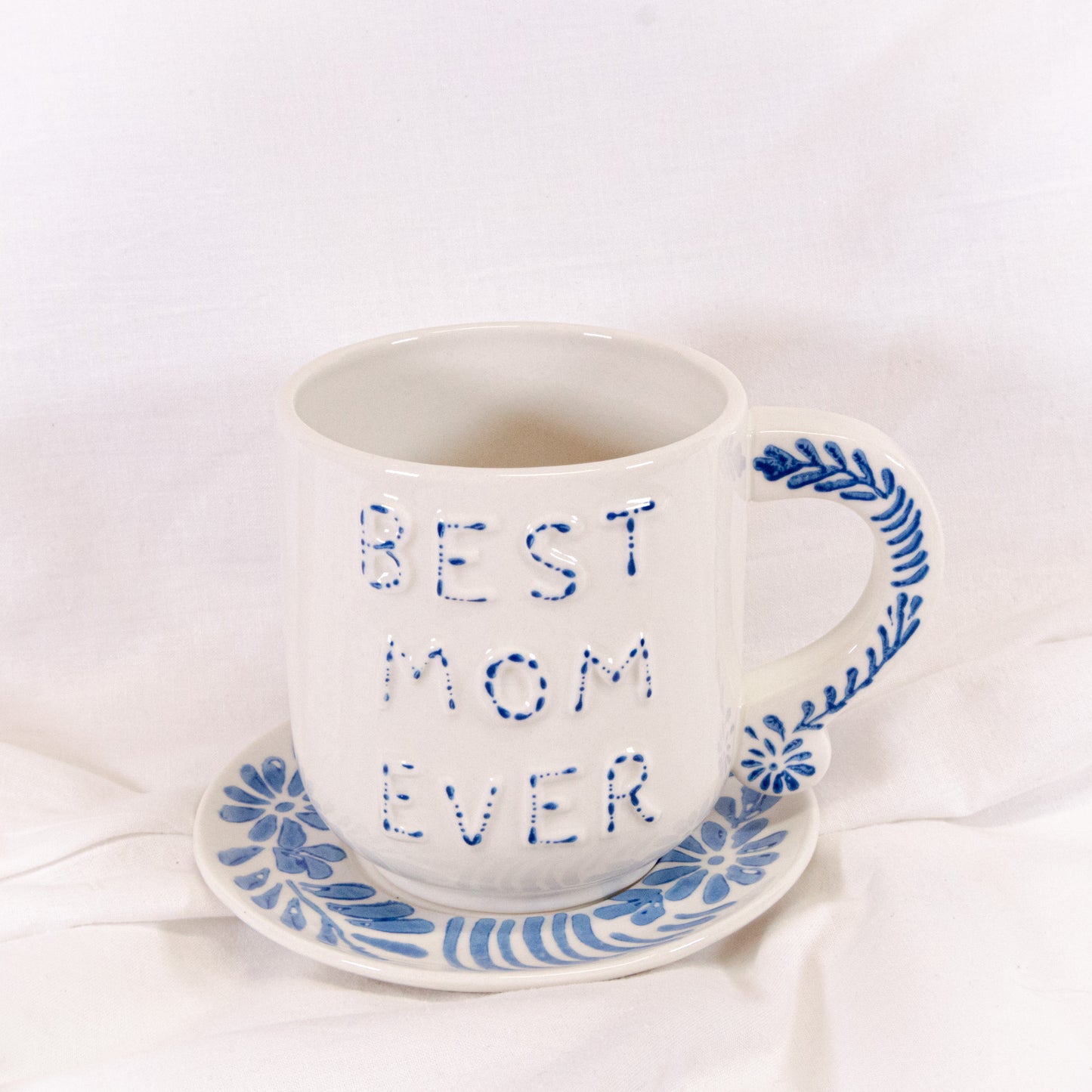 Best Mom Ever Floral Mug