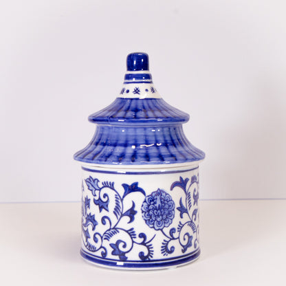 Blue And White Chinoiserie Candle