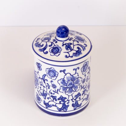 Blue And White Chinoiserie Candle