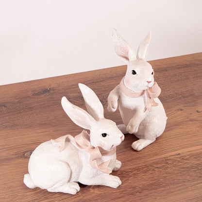 Pink Bow Bunny