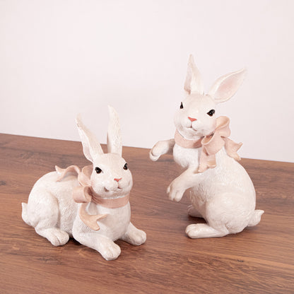 Pink Bow Bunny