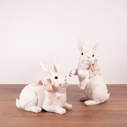 Pink Bow Bunny