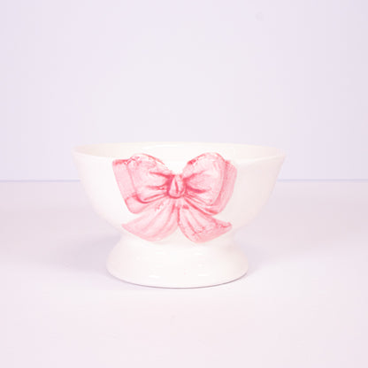 Pink Bow Bowl