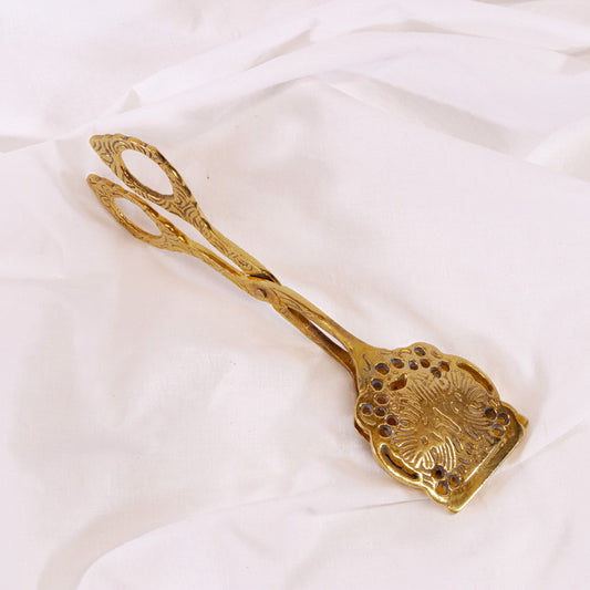 Stamped Brass Tongs