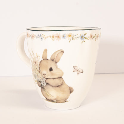 Floral Bunny Mug