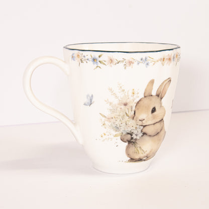 Floral Bunny Mug