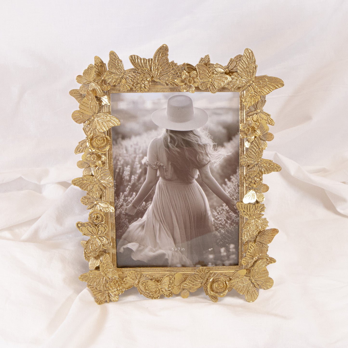 Gold Butterfly Photo Frame