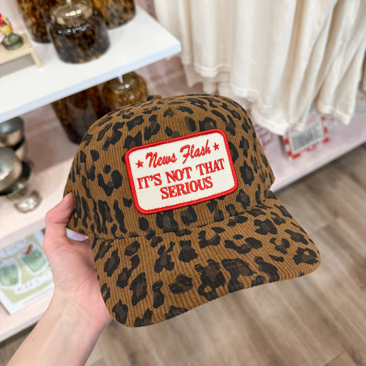 Newsflash Leopard Trucker Hat