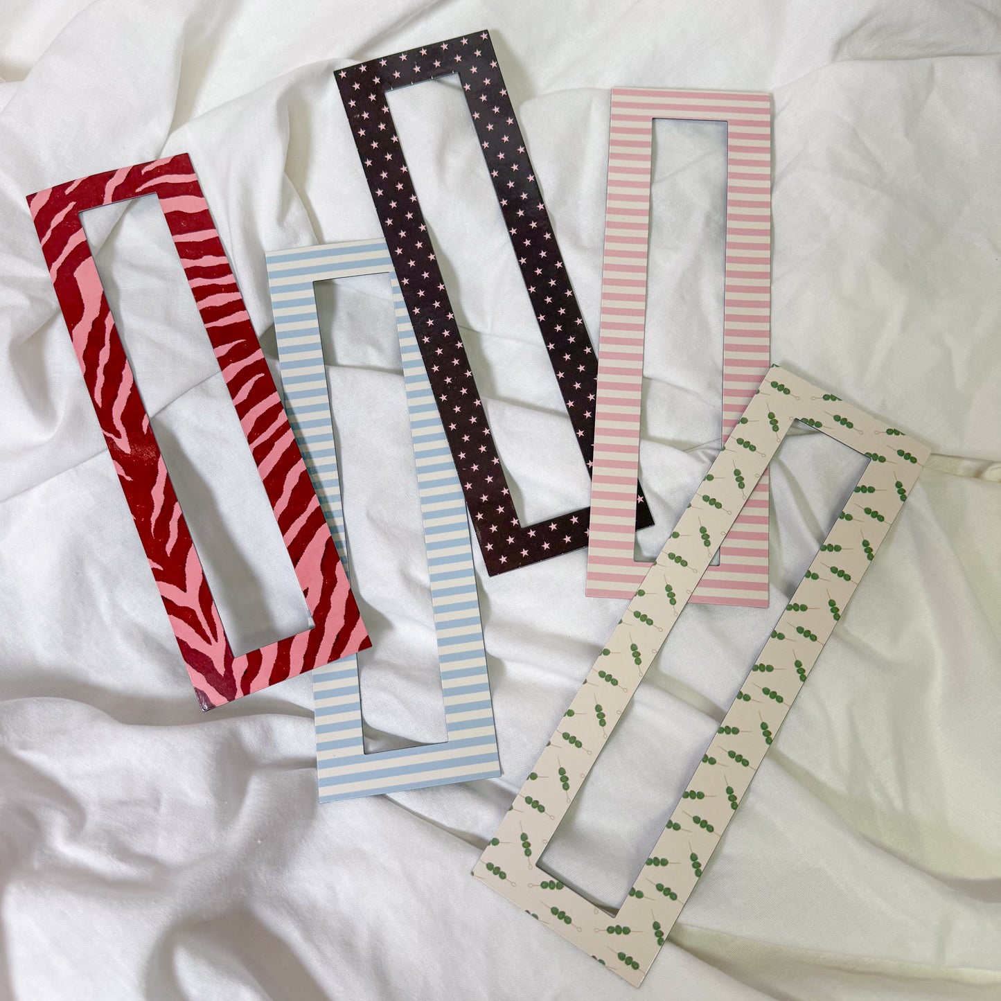 Funky Printed Photo Strip Frame Magnet