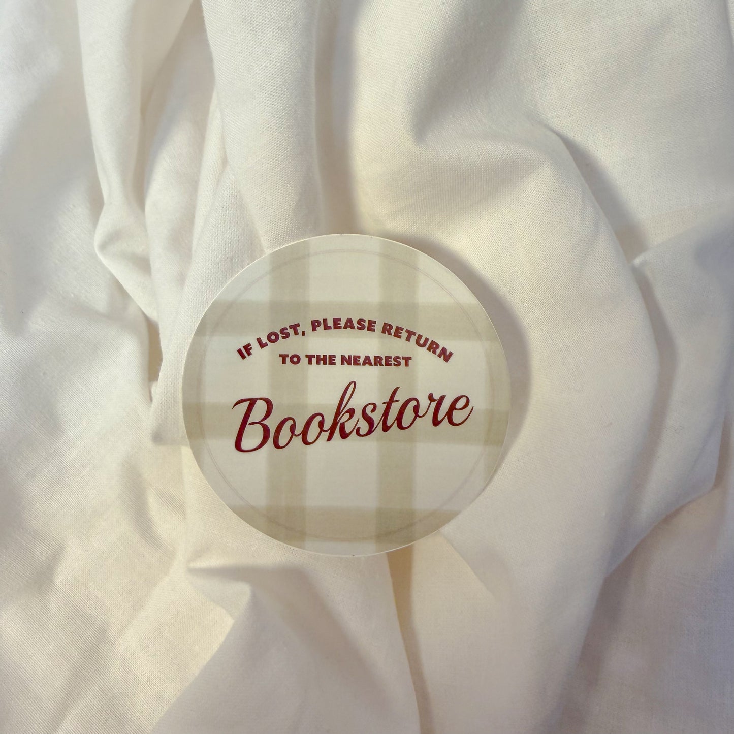 Please Return To The Bookstore Sticker