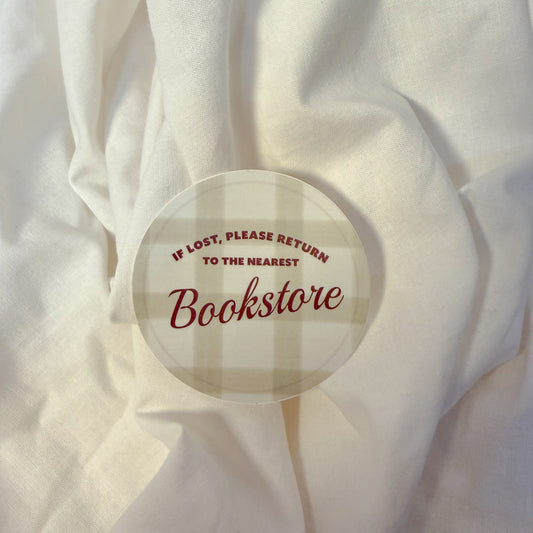 Please Return To The Bookstore Sticker