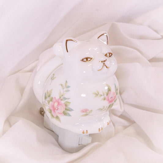 Floral Cat Nightlight