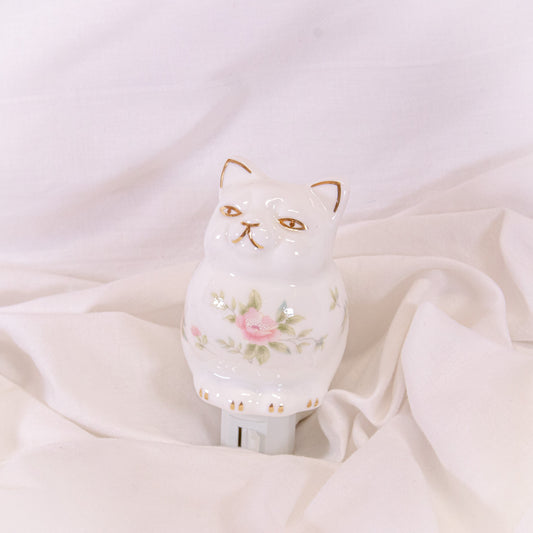 Floral Cat Nightlight