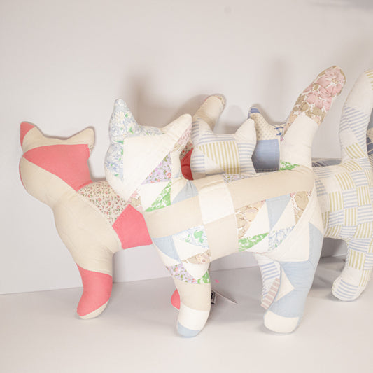 Quilted Cat Pillow