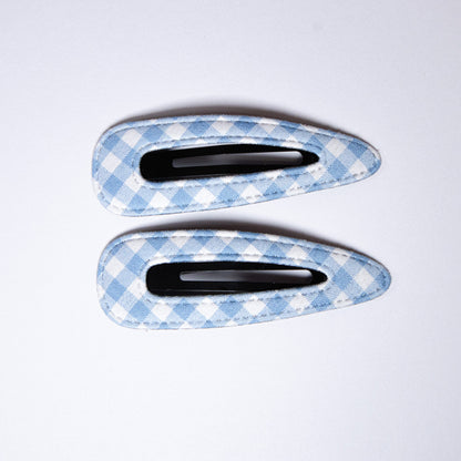 Denim Large Snap Clip Set