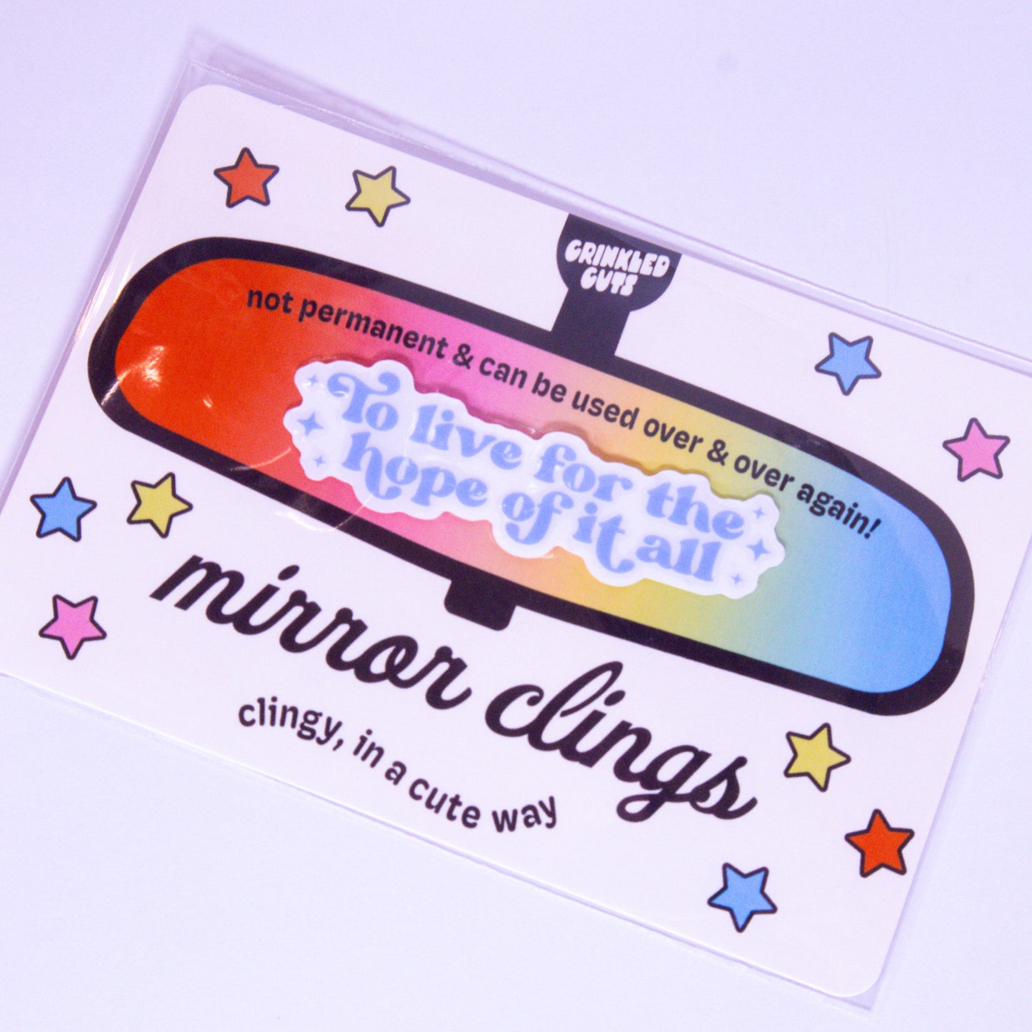 Hope Of It All Car Mirror Cling