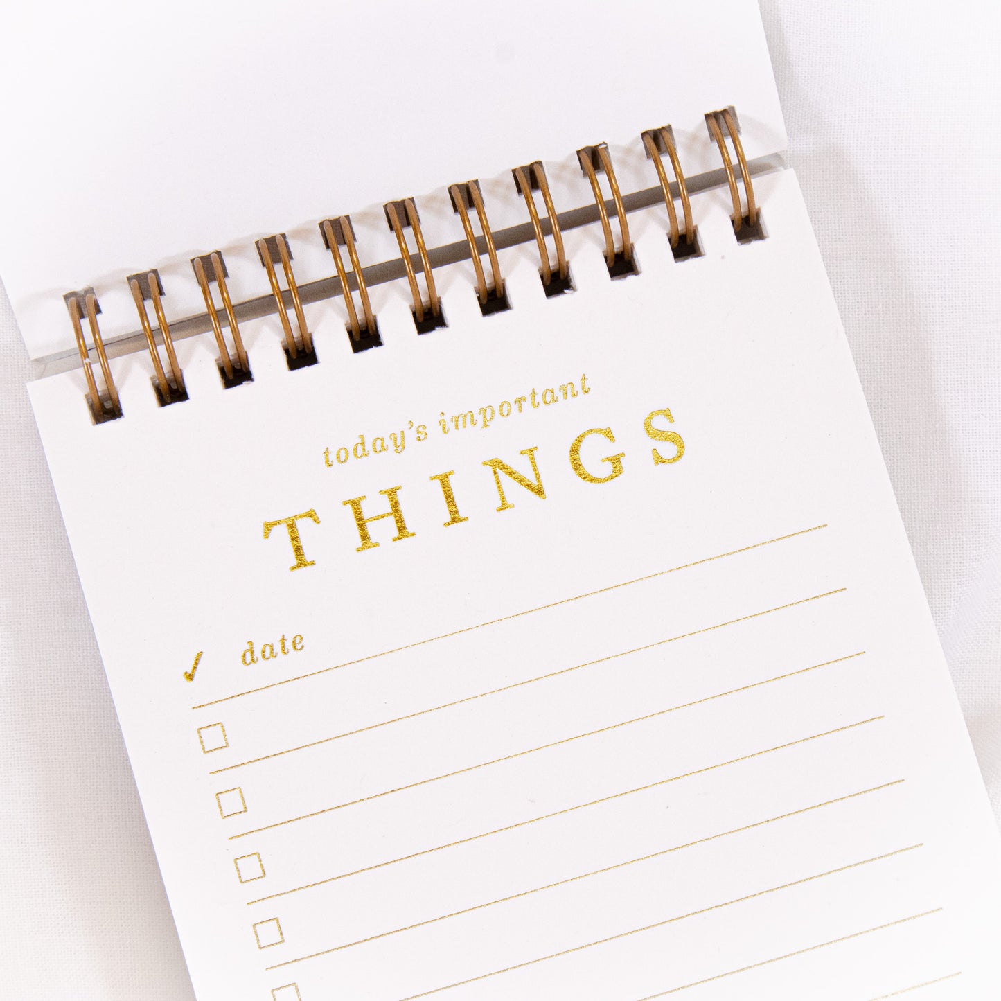 Completed Today Spiral Notepad