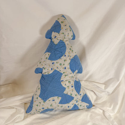 Quilted Christmas Tree Pillow