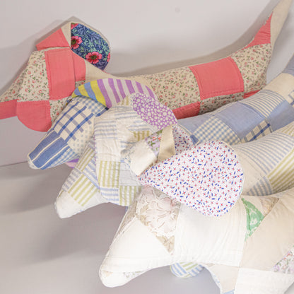 Quilted Dachshund Pillow