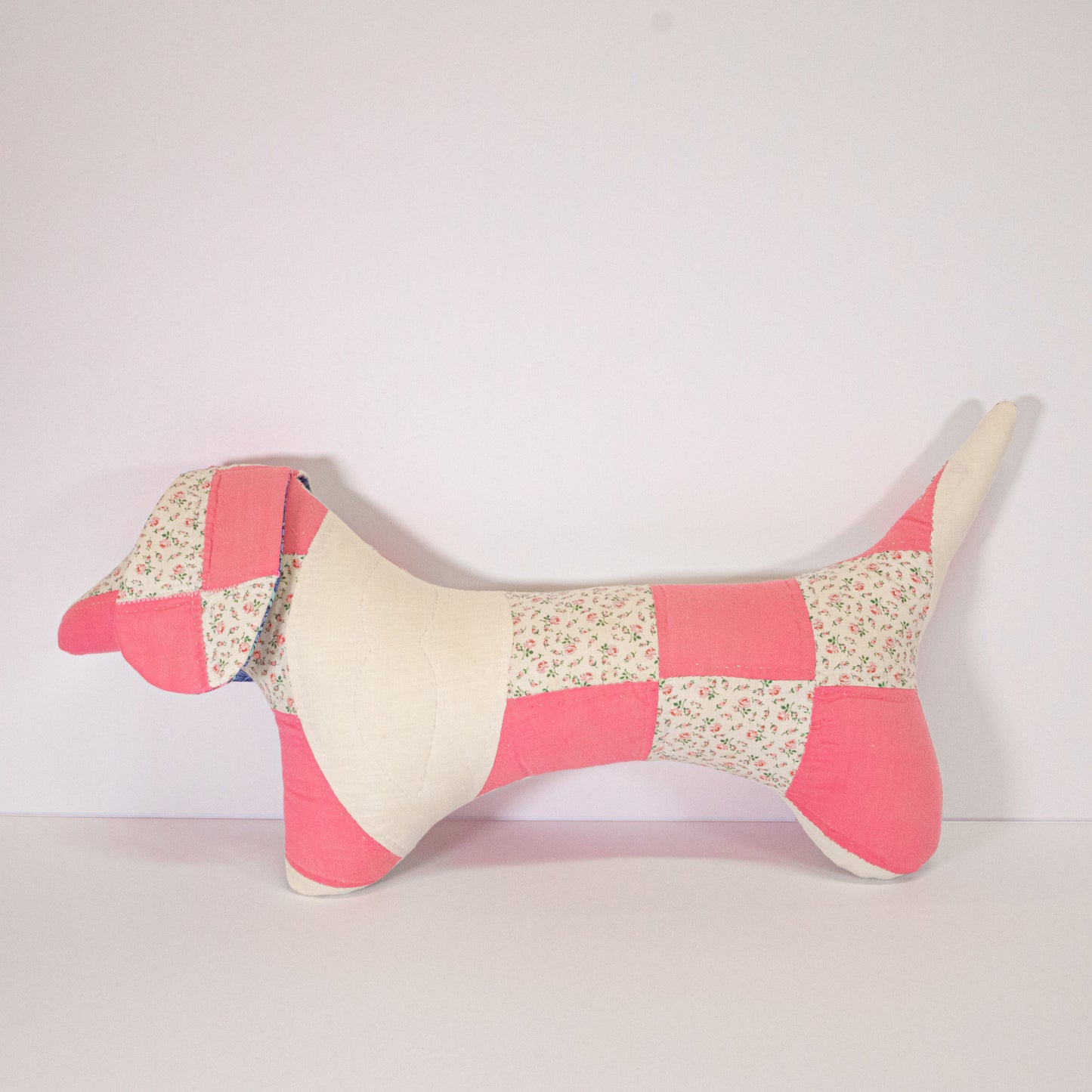 Quilted Dachshund Pillow