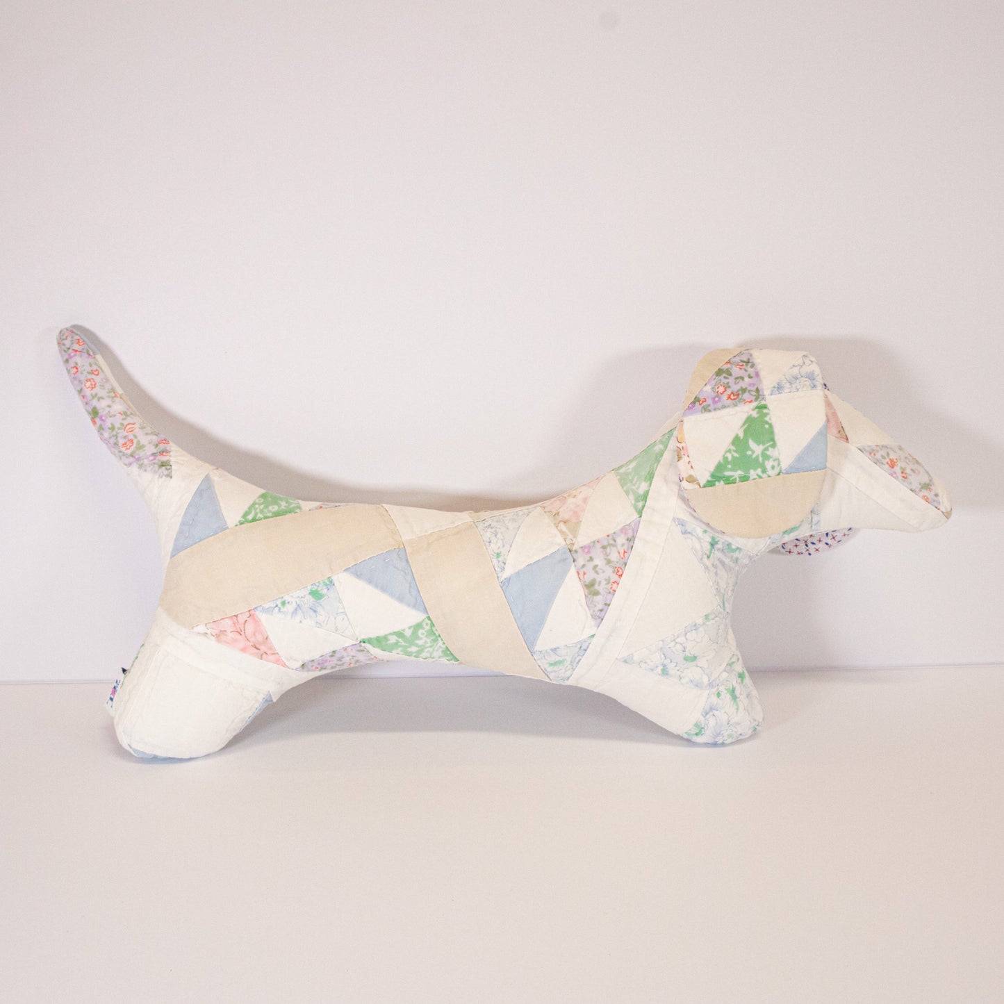 Quilted Dachshund Pillow