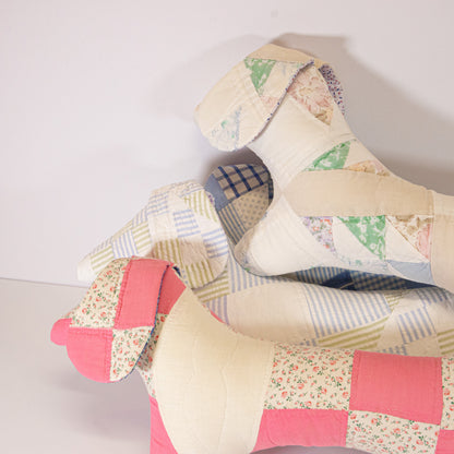 Quilted Dachshund Pillow