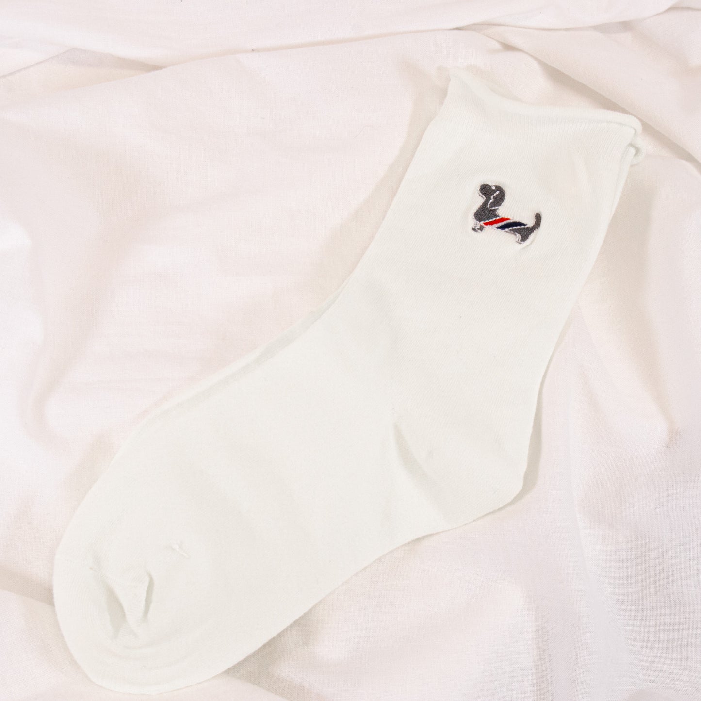 Dog Embroidered Socks