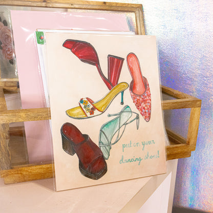 Put On Your Dancing Shoes Wall Art Print