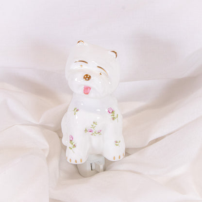Floral Dog Nightlight