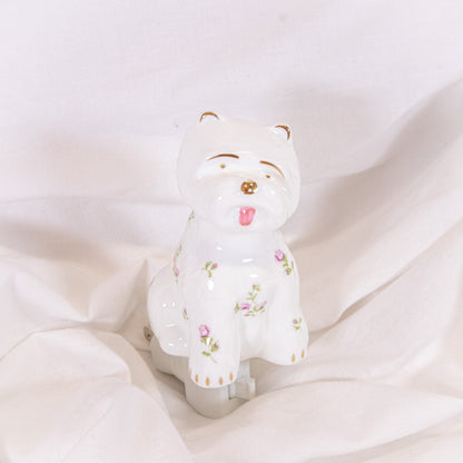 Floral Dog Nightlight