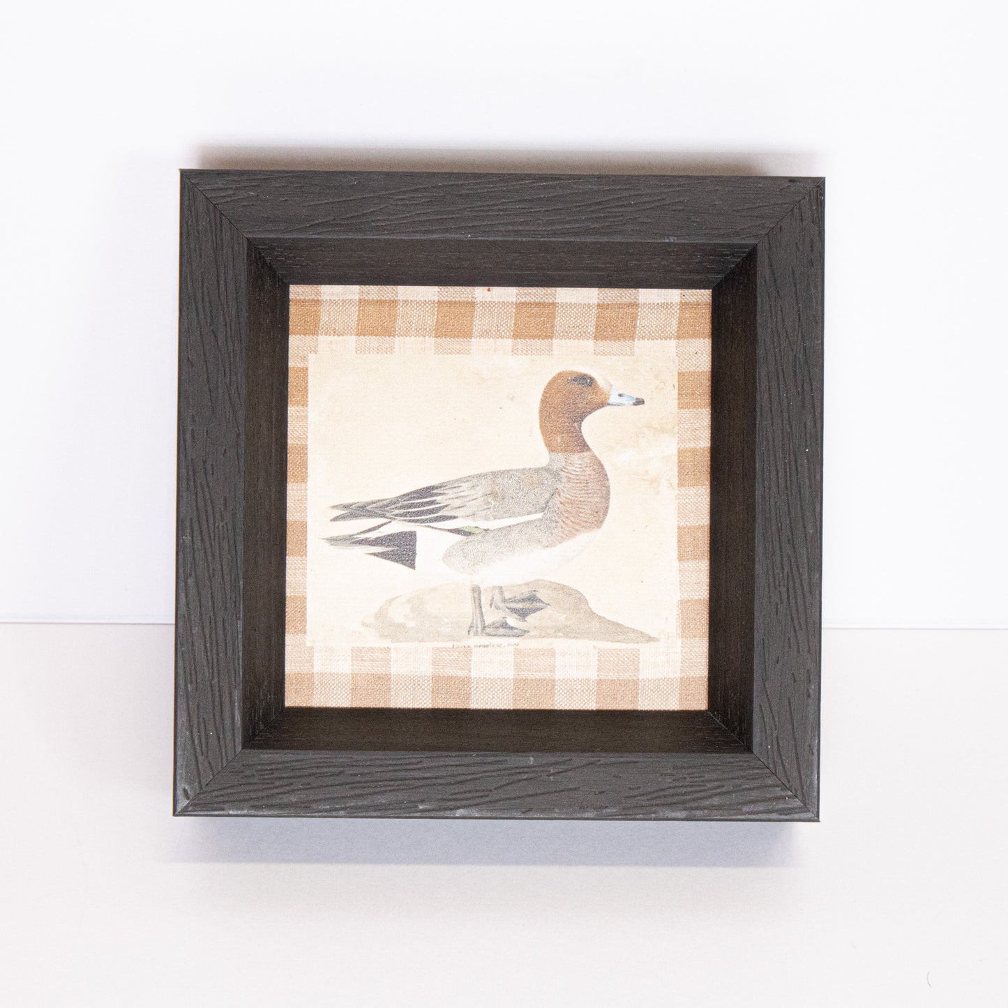 Gingham Duck Framed Wall Art