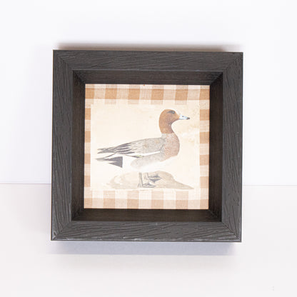 Gingham Duck Framed Wall Art