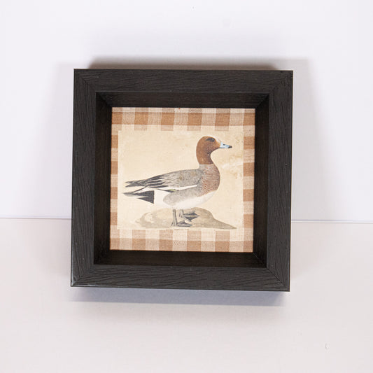 Gingham Duck Framed Wall Art
