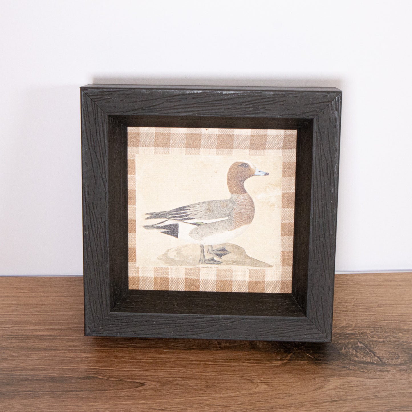 Gingham Duck Framed Wall Art