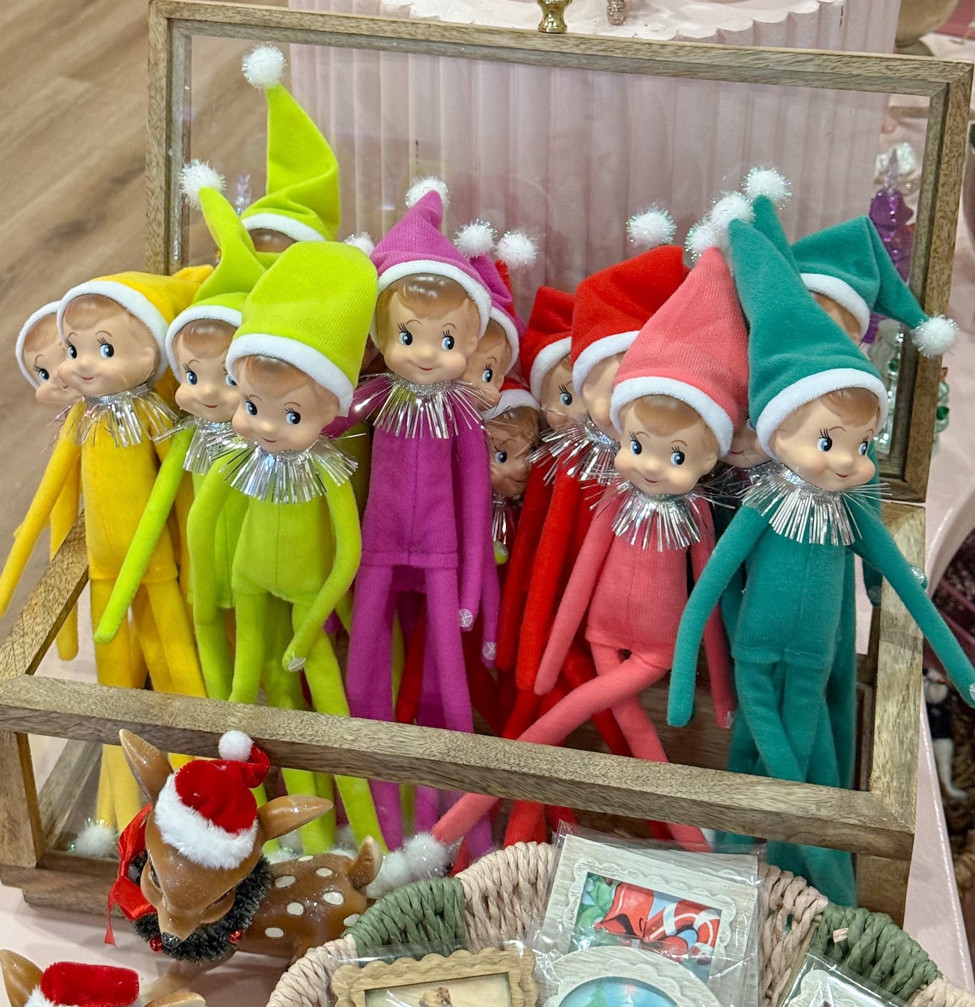 Retro Holiday Elf Ornament