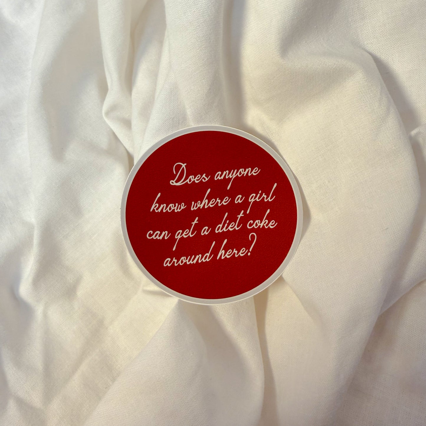 Girls Want Diet Coke Sticker
