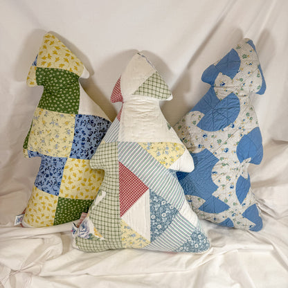 Quilted Christmas Tree Pillow