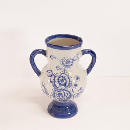 Floral Handle Vase