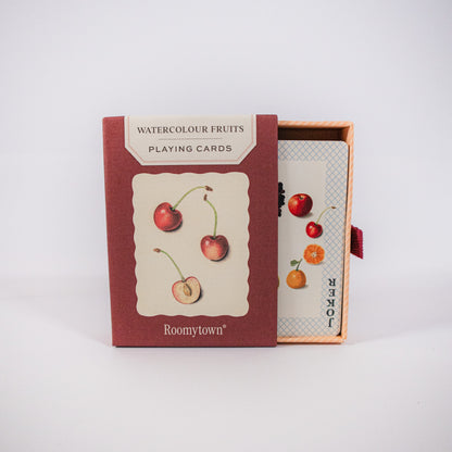 Watercolor Fruits Playing Cards