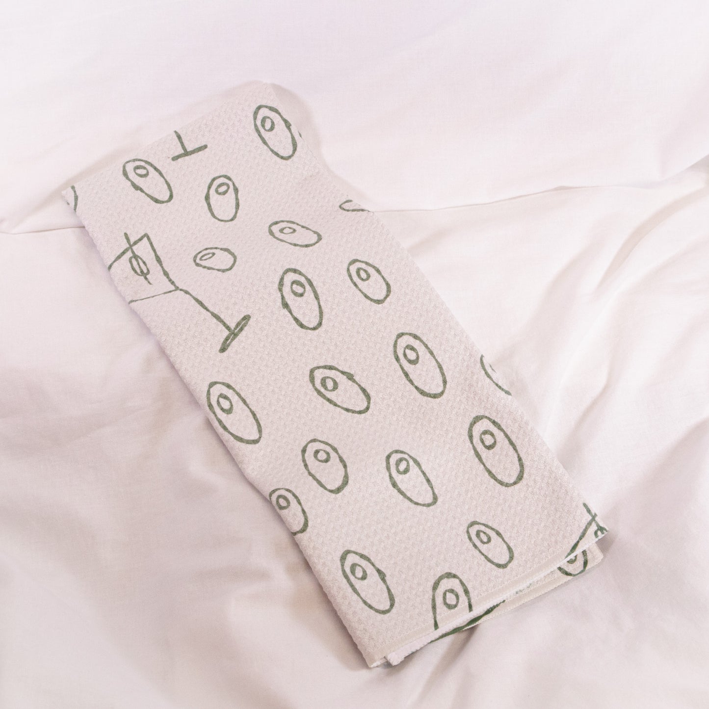 Dirty Martini Geometry Tea Towel