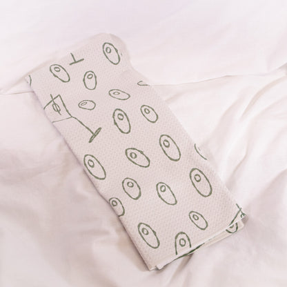 Dirty Martini Geometry Tea Towel