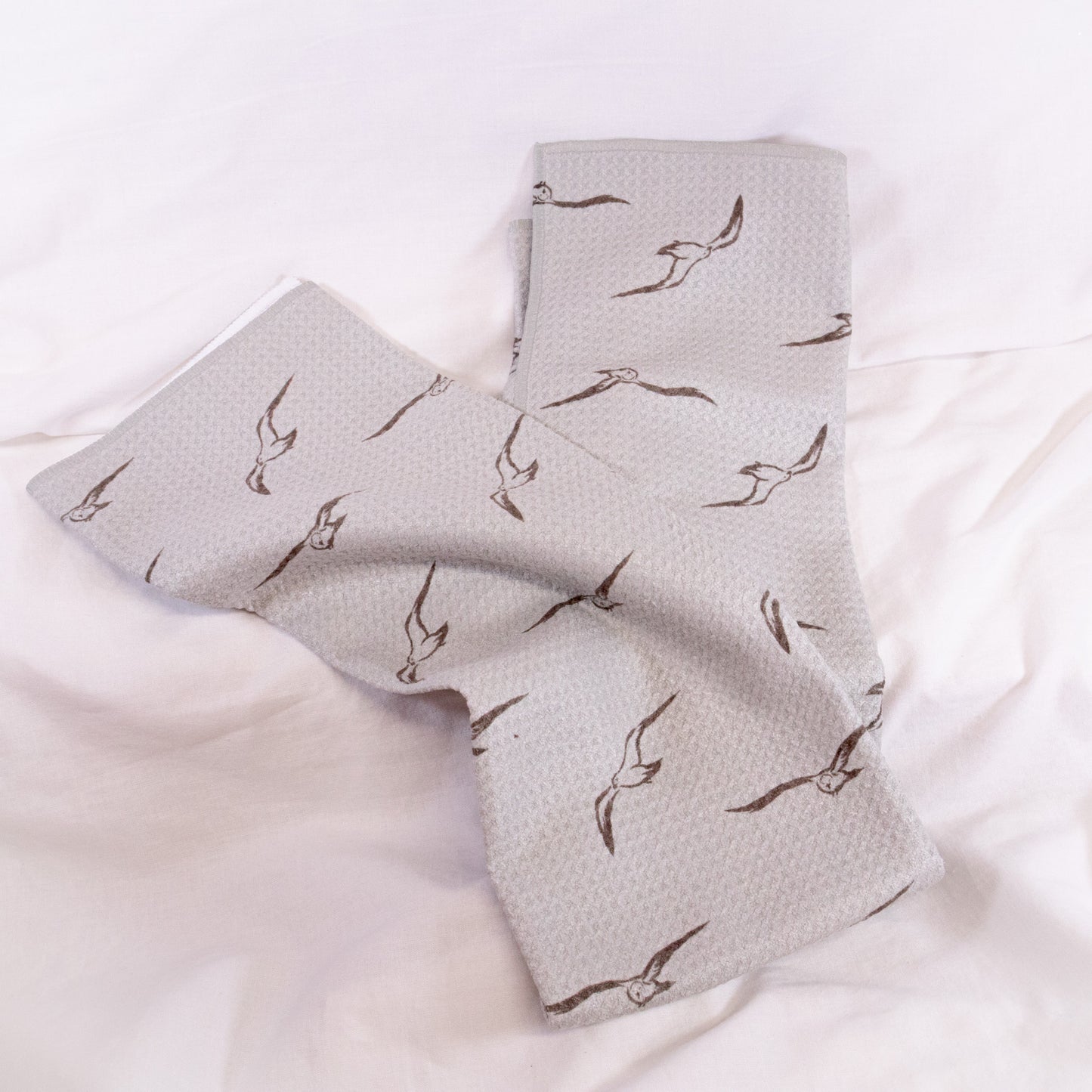 Shoreline Scout Geometry Tea Towel