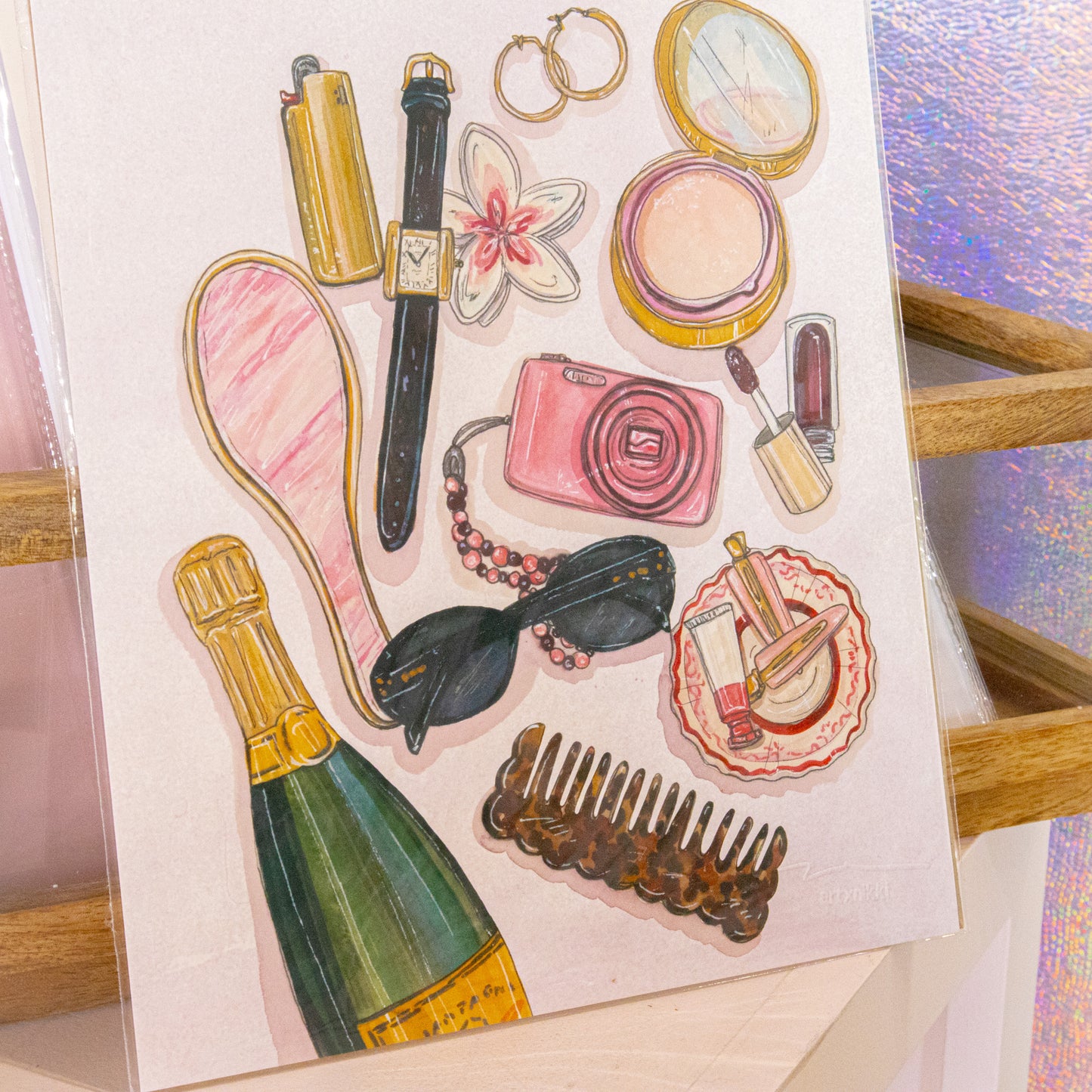 Get Ready With Me Wall Art Print