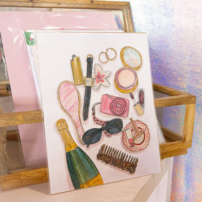 Get Ready With Me Wall Art Print