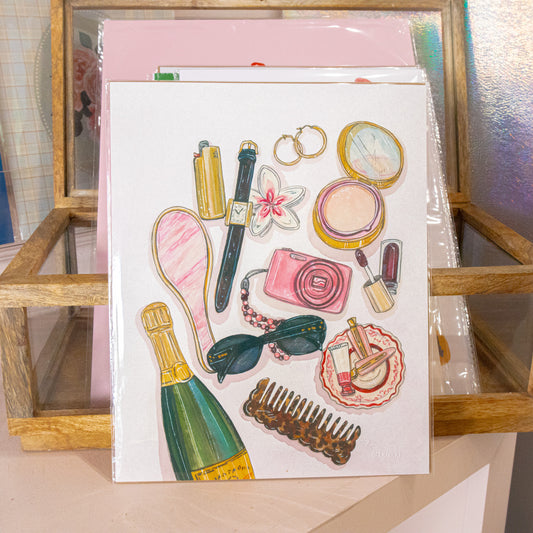 Get Ready With Me Wall Art Print