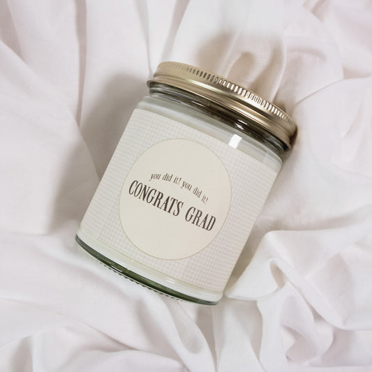 Congrats Grad Candle