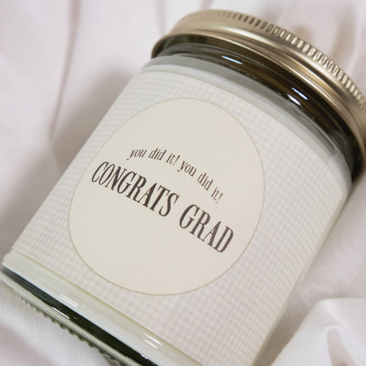 Congrats Grad Candle